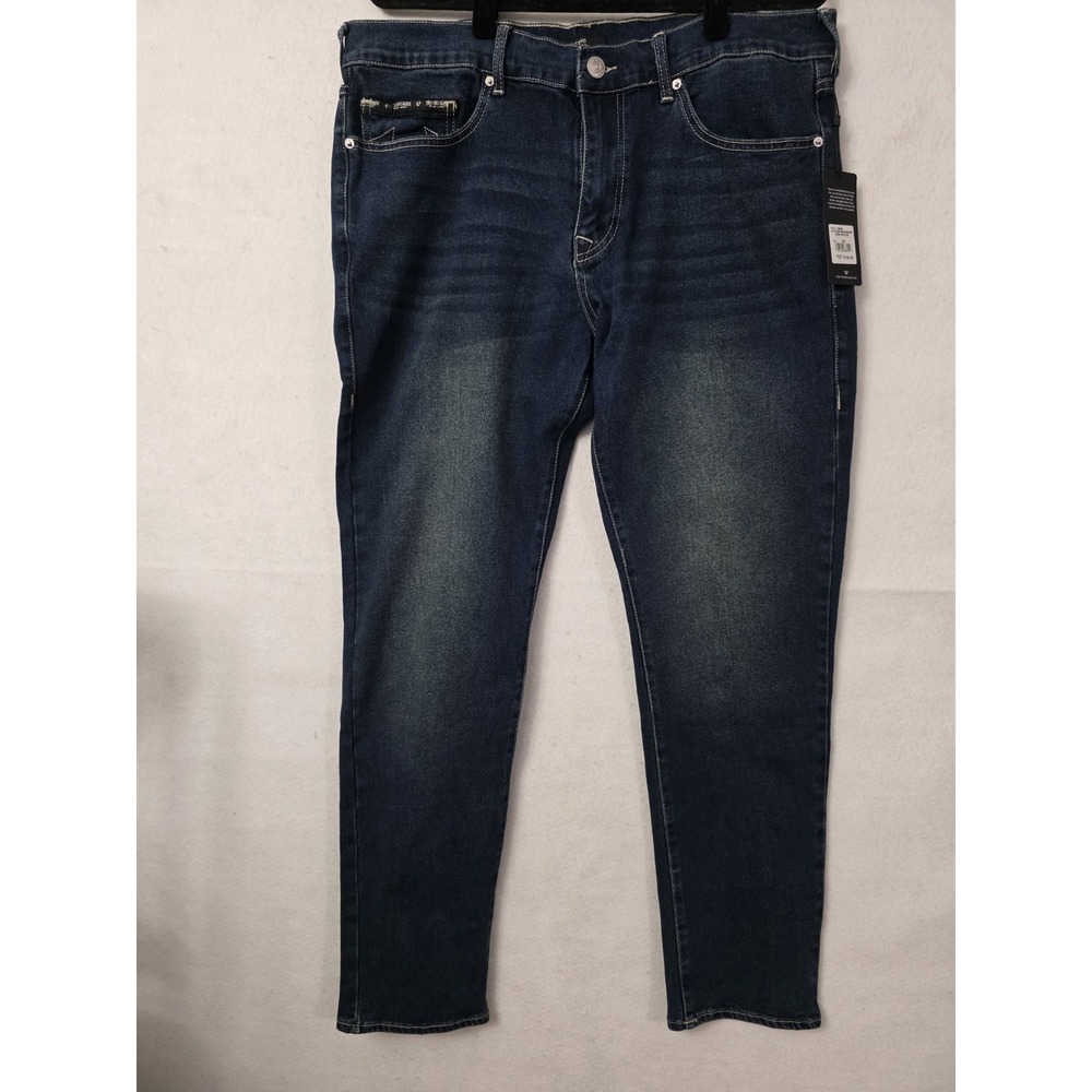 True‎ Religion Men's Jeans Size 36/32 Geno SN Slim Dark Woodland Wash New W Tags - Picture 2 of 12